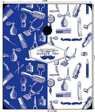 Capa de Corte Microfibra Adulto BarberPro - Pacote com 10 Unidades