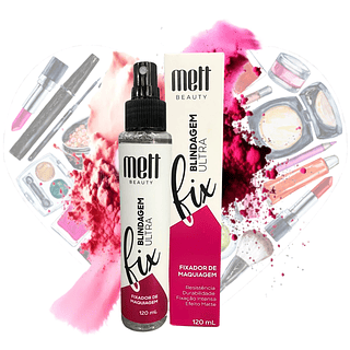 Fixador de Maquiagem Mett Beauty 120ml - Caixa com 150 Unidades