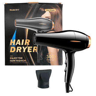 Secador Profissional Hair Dryer Quente e Frio 110V - Caixa com 05 Unidades