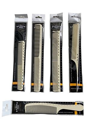 Pente de Carbono BarberPro Suporta Altas Temperaturas - Caixa com 12 Unidades