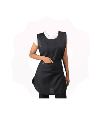 Avental com Bolso Preto Barbeiro - Pacote com 10 Unidades