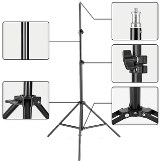 Tripé 2.10 Metros Para Ring Light