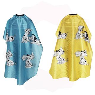 Capa para Corte de Cabelo Infantil Dálmata - Pacote com 10 Unidades