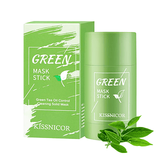 Máscara Facial Bastão Kissnicor Chá Verde 40g - Caixa com 200 Unidades