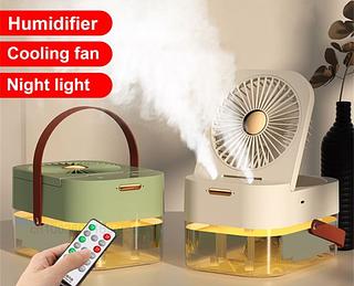 Ventilador de Pulverização Umidificante de 3 Velocidades