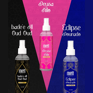 Body Splash Mett Beauty Fragrâncias 200ml - Caixa com 36 Unidades
