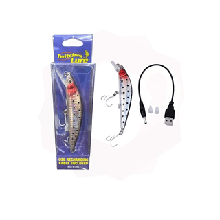 Isca de Pesca Elétrica Recarregável USB