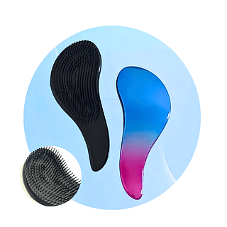 Escova Mágica Desembaraçadora para Pentear - Pacote com 24 Unidades