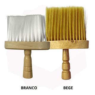 Espanador Ultra Macio Madeira Cerdas - Bege - 12 uns